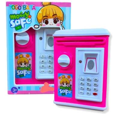 Mainan Anak Brankas Mini Money Safe / Celengan Sidik jari