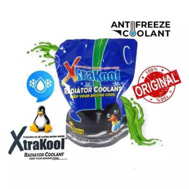 Air Radiator Coolant XTRAKOOL 2.5 Liter Motor dan Mobil Cap Pinguin