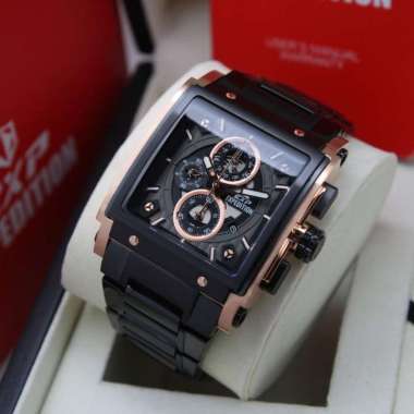 JAM TANGAN EXPEDITION 6731 PRIA ROSEGOLD BLACK ORIGINAL