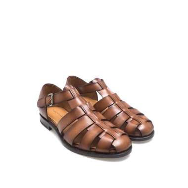 FINNO TAN Sandal Kulit Pria Fisherman by Mario Minardi 43