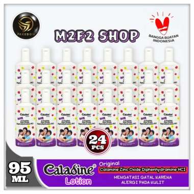 Caladine Lotion Bedak Gatal Antiseptik Cair - 95 ml (Kemasan 24 Pcs)
