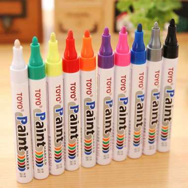 Spidol Warna Spidol Ban TOYO Paint Marker Toyo Original Spidol Nat Keramik Ori Mobil Motor Car Motor