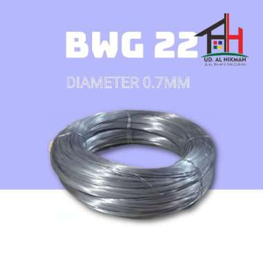 KAWAT SENG IKAT REMOS BWG 22 / KAWAT LICIN GALVANIS PUTIH (100 GRAM)