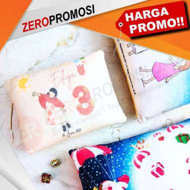 Bantal Kotak Custom Souvenir Bantal Printing