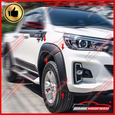 OVER FENDER - FENDER FLARE - TOYOTA HILUX ROCCO 2015-ON - ABS PLASTIC