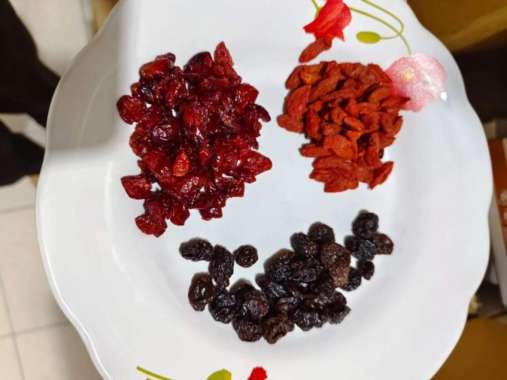 500gr Mix Buah Kering Cranberry, Raisin, & Goji Berry