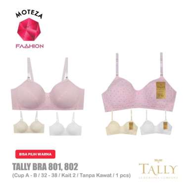 Tally 801 ; 802 BRA BH Remaja ABG Anak Perempuan Remaja I Tanpa Kawat I Tanpa Busa & Busa Tipis I Si