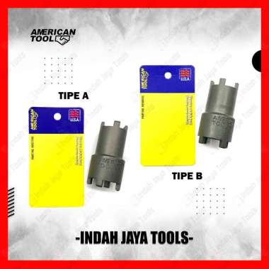 AMERICAN TOOL Double Crown Socket - Kunci Mahkota Mur Kopling Treker TIPE B