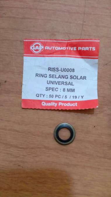 Gasket Seal Ring Solar Karet 8 mm Kunci Baut 12 Universal GAP