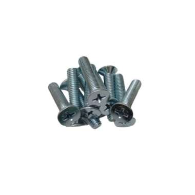 Baut JF Kepala Rata Obeng Plus M8 M 8 x 15 25 30 40 mm per 10 bh 10bh - M 8 x 40 M 8 x 40