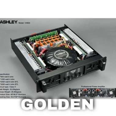 Termurah Power Amplifier Ashley V 4800 4 Channel New