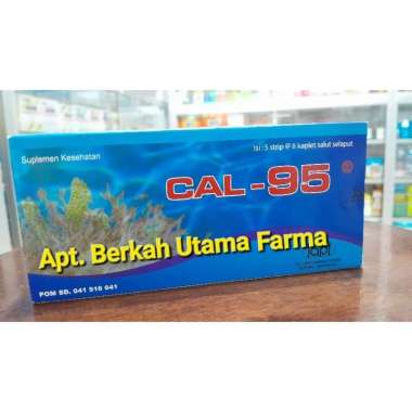 Cal 95 Box isi 30 Kaplet - Kalsium Ibu Hamil dan Menyusui