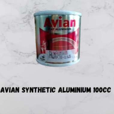 Cat Besi & Plastik Avian 100cc Perak Silver Alumunium 100 cc