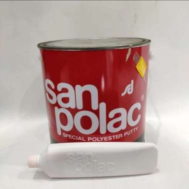 Dempul Sanpolac 4 kg 4000 gram 4kg Mobil Motor Besi Kayu San Polac