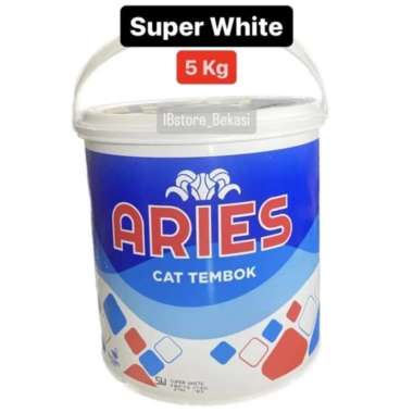 Cat Dasar Tembok Murah Aries 5 kg Interior SW Super White Warna 5kg