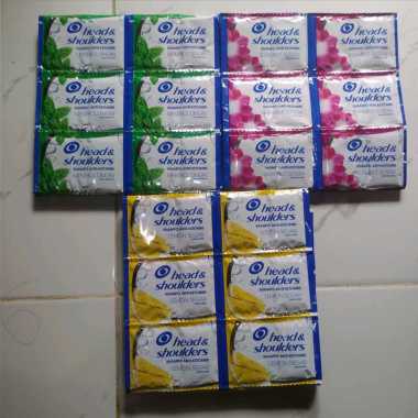 shampoo head&shoulders renceng isi 12 sachet