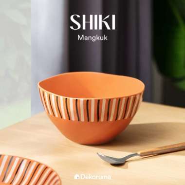 Dekoruma SHIKI Mangkuk Keramik Motif - Bowl Diameter 15cm