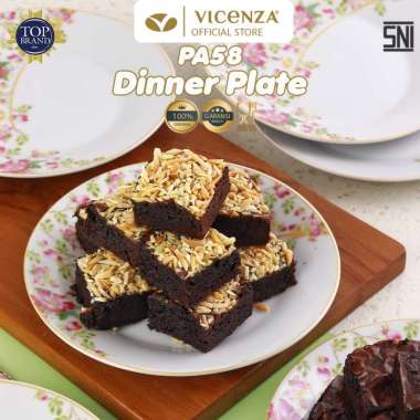Vicenza 6 buah piring camilan PA58 Melati