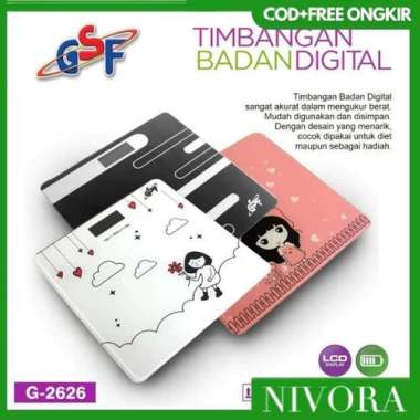 TIMBANGAN BADAN DIGITAL KACA - KARAKTER / GSF 2626