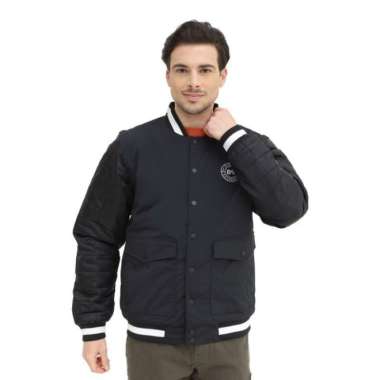 EIGER JAKET VENTURE VARSITY ORIGINAL Black XXL