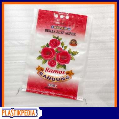Karung Beras Laminasi Ramos Bandung 5 kg – Ukuran 30x45 cm (Isi 50 Lembar)