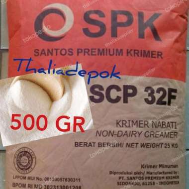 SANTOS CREAMY KRIMER PREMIUM SCP 32F, BUBUK CREAMER NON DIARY 500GR