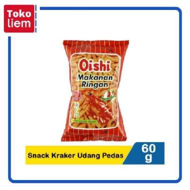 Oishi Snack Kraker Udang Pedas 60g