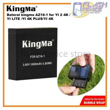 Baterai Replacement Kingma AZ16-1 for YI 2 4K / YI LITE / YI 4K PLUS / YI 4K Action Cam