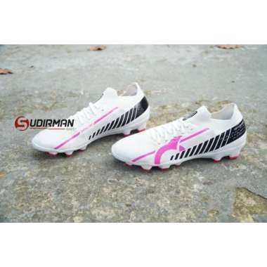 Sepatu sepak bola Ortuseight Liberte FG White & Black Putih