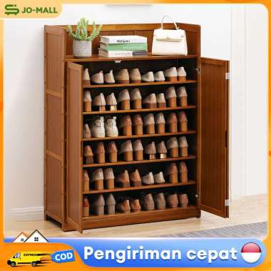 Rak sepatu tertutup Lemari Sepatu R Model B/2pintu/116CM