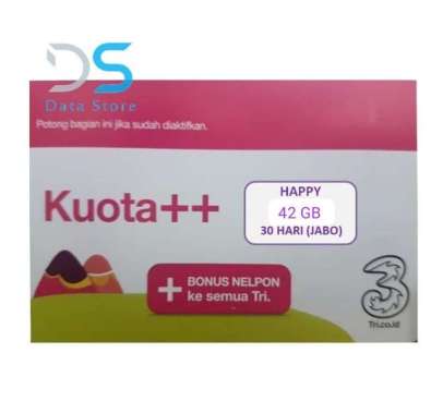 Voucher Three Happy 42 GB