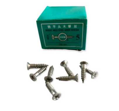 skrup kayu 5/8 (10 pcs) , mata obeng kembang (+) , scrup kecil 5/8 inch, skrup siku kecil