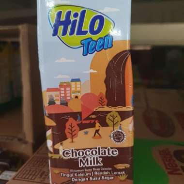 Hilo School Coklat 200ml-Hilo Teen 2 Rasa 200ml-Susu Kotak UHT-Grosir Teen Choco Milk