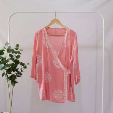 ATASAN BATIK MODERN WANITA KIMONO BATIK CARDIGAN BATIK KONDANGAN BATIK VISCOSE BATIK DOBY PASTEL VAR