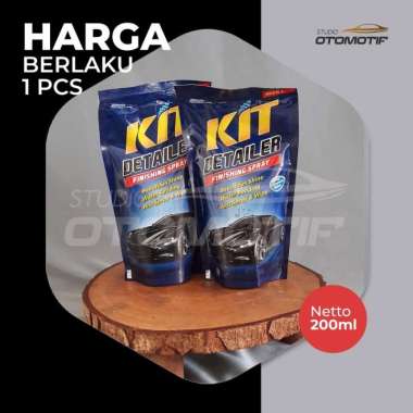 CAIRAN PENGKILAP BODY MOBIL MOTOR POUCH 200ML KIT DETAILER MENGKILAP