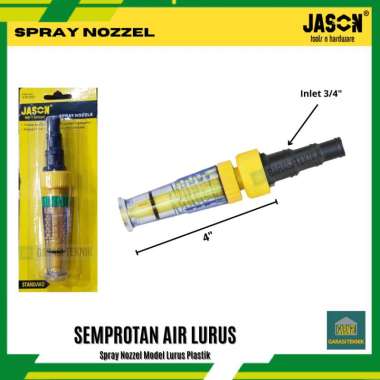 Semprotan Air Lurus Taman / Semprotan Air PVC Spray Nozzle JASON