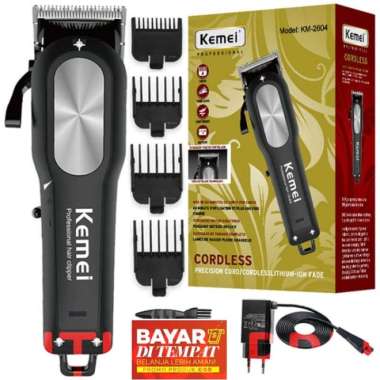 Hair Clipper Series Alat Cukur Pangkas Rambut Original KEMEI KM 2604