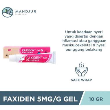 Faxiden 5 mg/g Gel 10 g