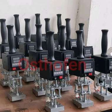 Custom Stamp Model Digital Stempel Besi untuk Emboss Box Plastik