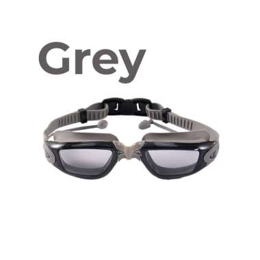 Goto Slovic Kacamata Renang Swimming Goggles Dewasa Anti FOG UV GREY