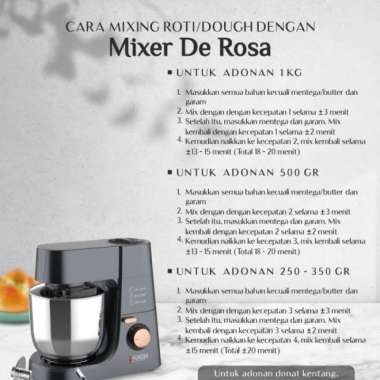 Mixer Signora De Rosa - Stand Mixer Signora Bonus Kategori 6 Baru