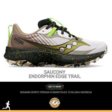Saucony endorphin edge | Sepatu lari trail pria Original , Resmi , BNIB 42