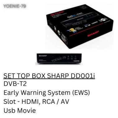 Diskon Set Top Box Sharp - Tv Digital - Alat Penerima Siaran Digital Sharp