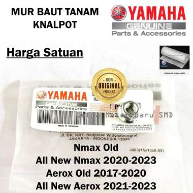 Mur Baut Tanam Knalpot All New Nmax N Max Aerox Old Asli Original Yamaha Surabaya 957020850000