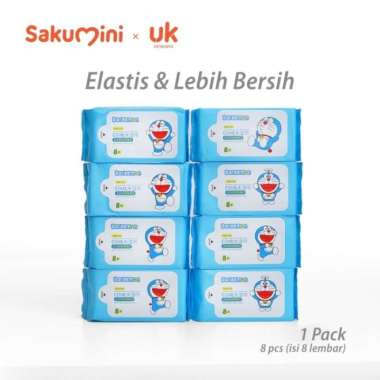 SAKUMINI Doraemon Tisu Basah Bayi Wet Tissue Baby Wipes Food Grade