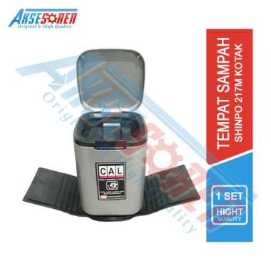 Aksesoren Tempat Sampah Mini Shinpo [217M / 218M] / Wadah Sampah Mobil / Tong Sampah Bulat / Kotak K