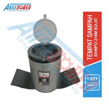 Aksesoren Tempat Sampah Mini Shinpo [217M / 218M] / Wadah Sampah Mobil / Tong Sampah Bulat / Kotak B