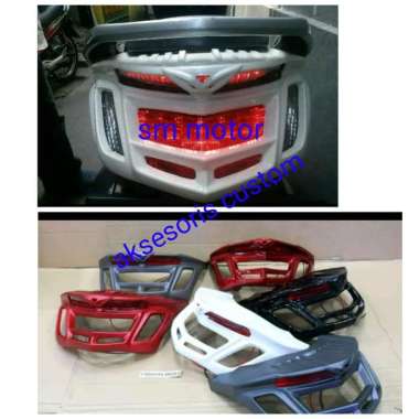 cover stoplamp nmax cover lampu rem belakang nmax+ducktail+sen led