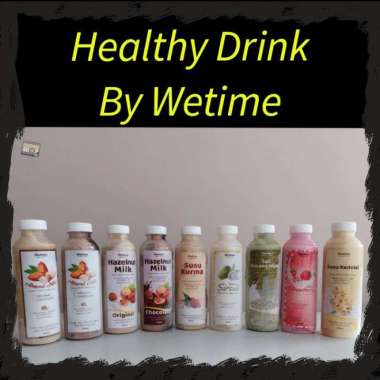 Wetime - Susu Almond | Susu Kurma | Sari Kacang Hijau | Hazelnut Milk Susu Kurma