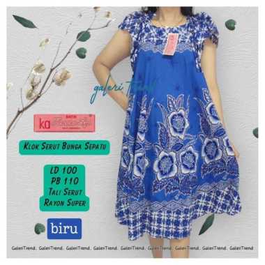 Jual Daster Klok Serut Flower Kencana Ayu Original Berlabel Super Bagus Ungu